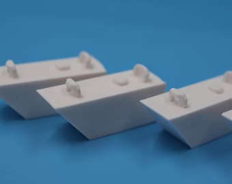 Custom Ersatzfüße für Cooler Master QUBE 500 PC-Gehäuse - 3D gedruckt (4er-Pack)
