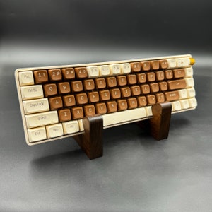 Hardwood Mechanical Keyboard Stand - Universal Fit for 60%, Tenkeyless ...
