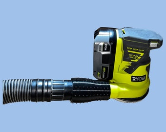 Custom Dust Adapter for Ryobi Orbital Sander P411 1 and 7/8 3D Printed, PETG  