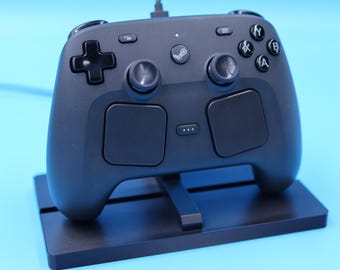 Steam Controller Charging Stand - 3D Printed Dock with Magnetic Puck Holder for Valve Steam Controller (2026), Adjustable Modular Cradle