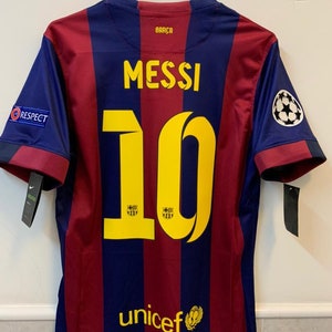 Thespian Lunch te veel Messi 2015 UCL Final Barcelona Jersey Size Large Available - Etsy