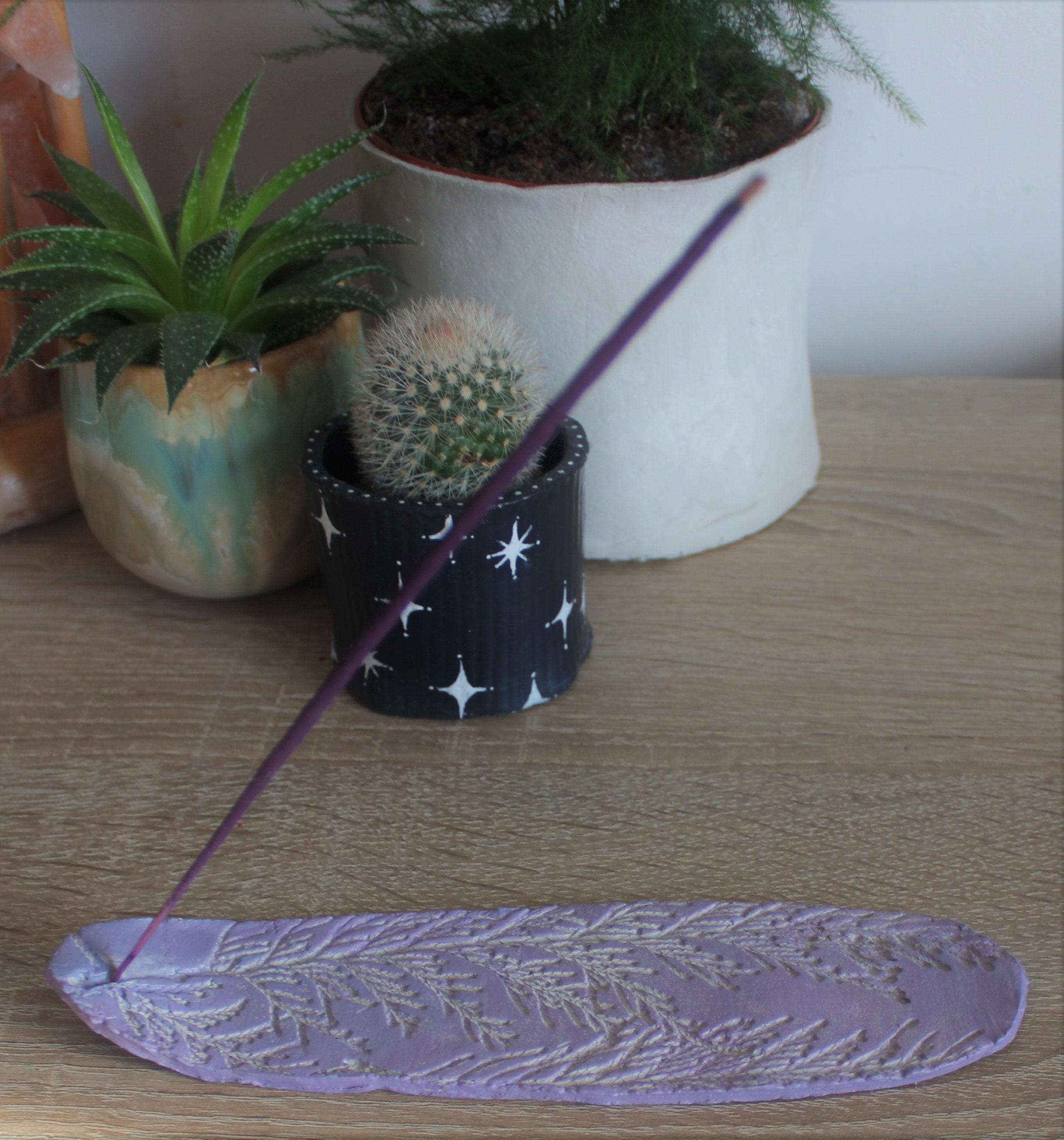 Leaf Incense holder different colours available with incense Etsy
