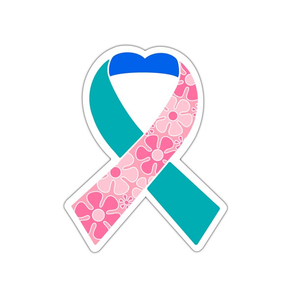 Thyroid cancer Awareness Sticker | Waterproof Vinyl Stickers