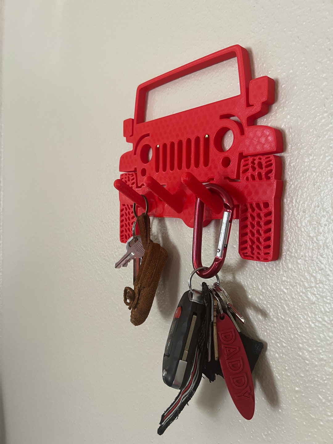 Key Rack Decal 3D Printed Key Rack: Personalized Car Decor - Etsy