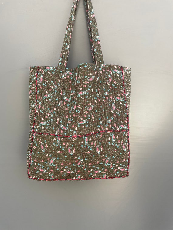 Jhola/Cloth Bag/HCBags B/Sikkimese Bag - Dark Colour (Very small size) -  Paharizones