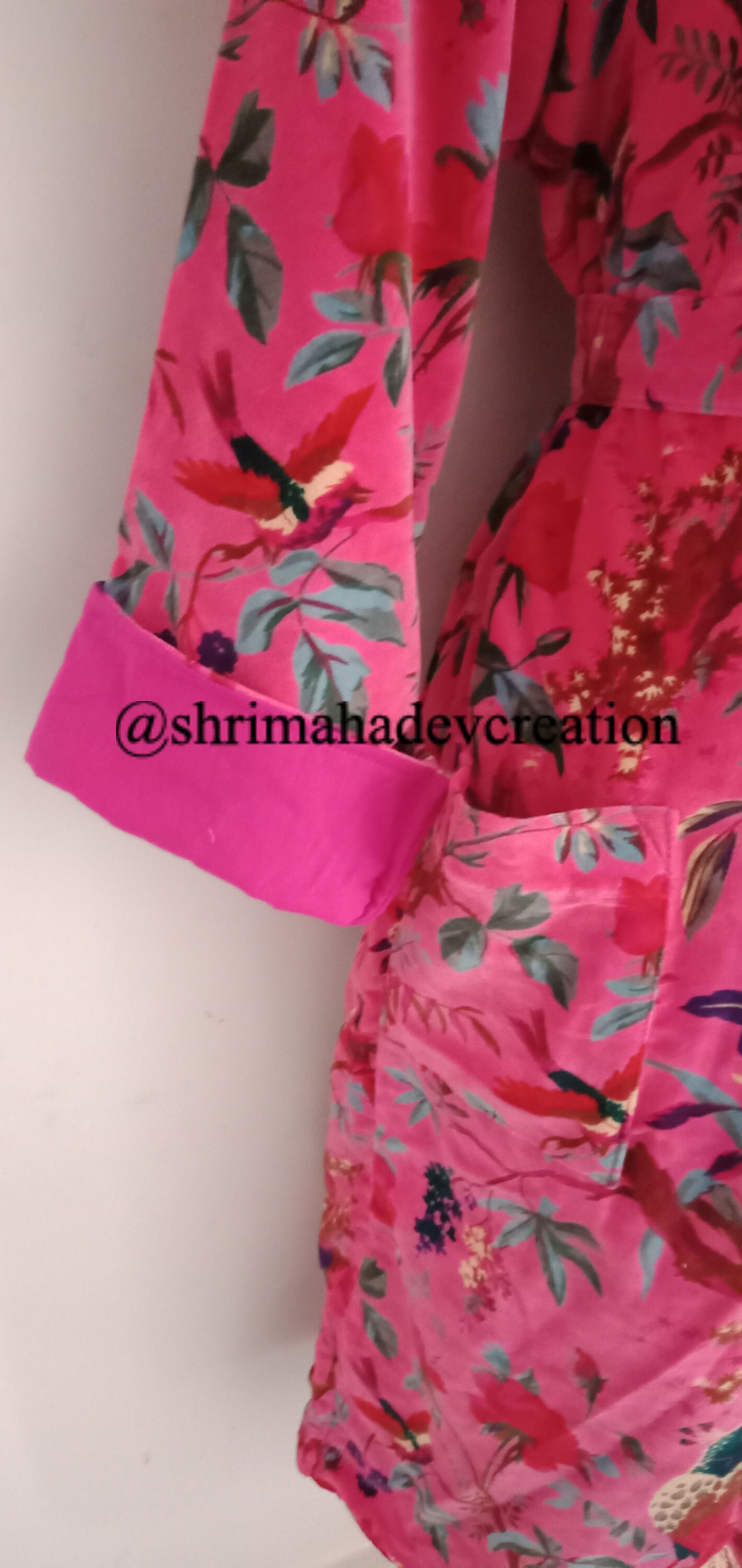 Velvet Jacket for Women's Bath Robe Resort Wear Kimono Etsy