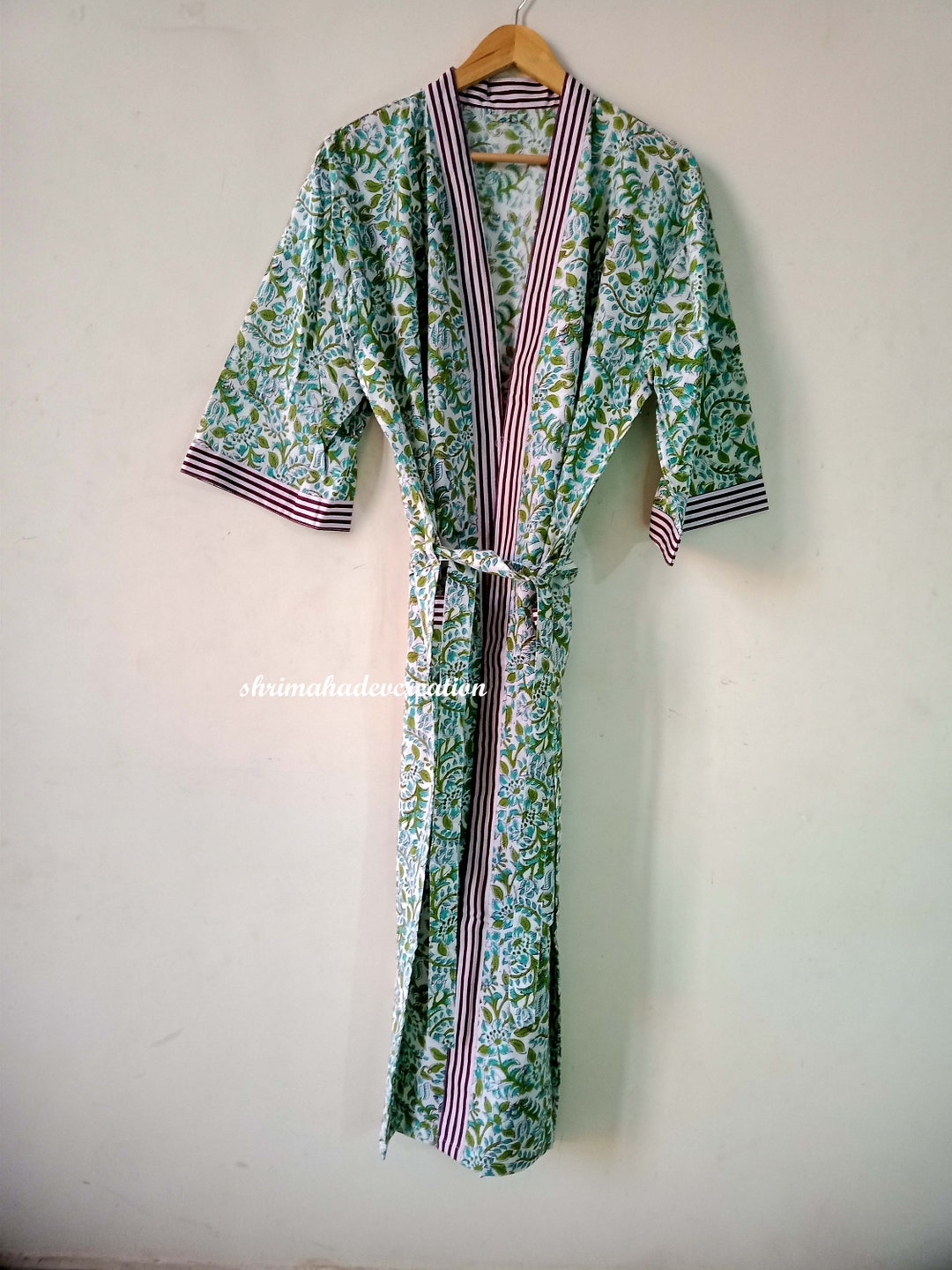 Damen-Kimono Aus Satin Mit Rosen- Und Pfauen-Druck – In Größen M Bis XXXL, Perfekt Als Morgenmantel Oder Brautjungfern-Outfit