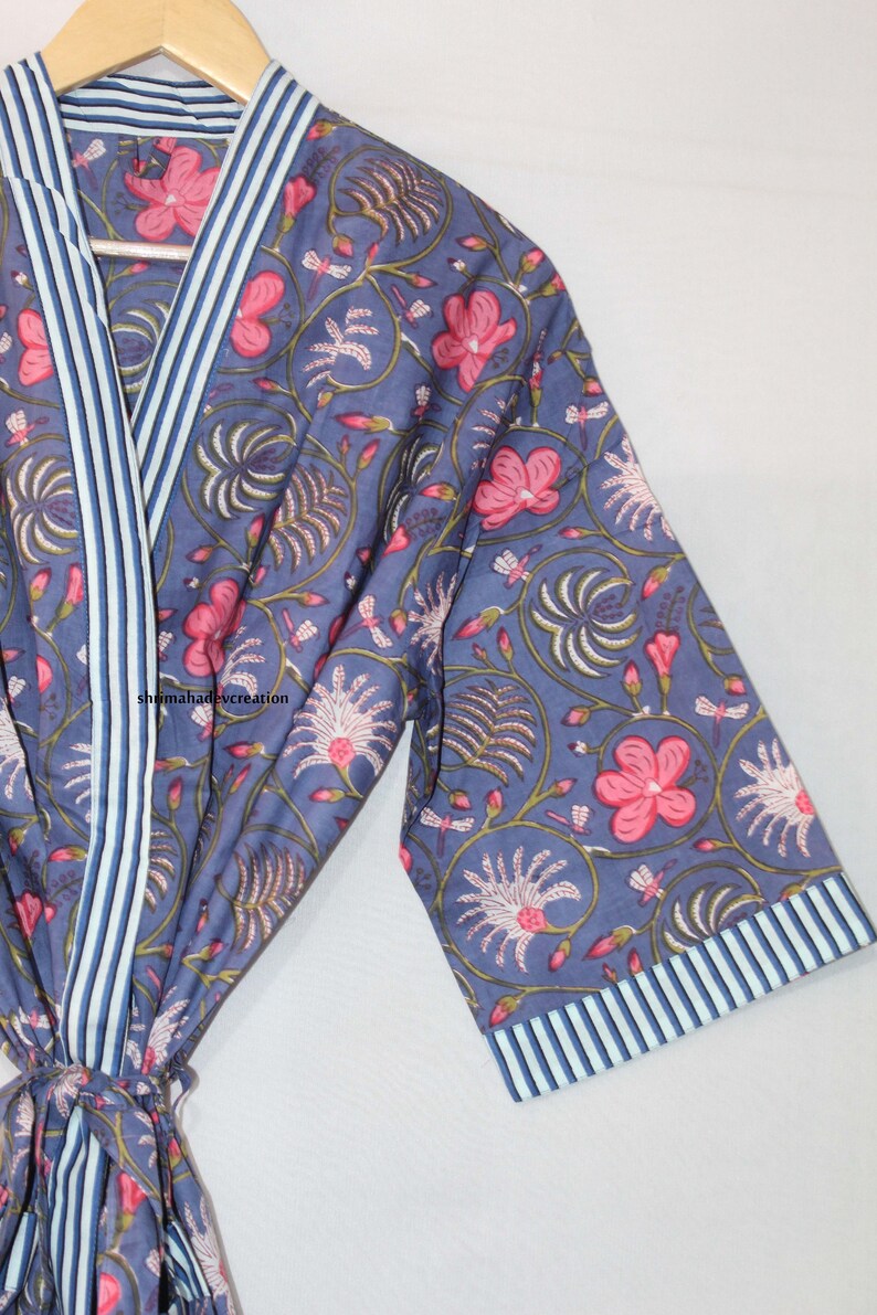 women wear kimono EXPRESS DELIVERY new print indian handmade kimono 100/% cotton bath robe,kimono,night robe