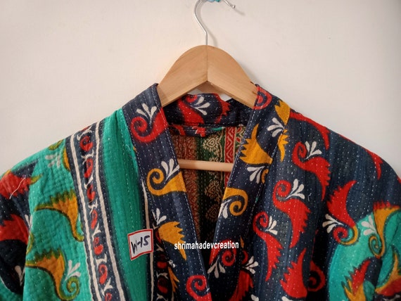 Handmade Cotton Winter Wear Beach Women Kantha Qu… - image 6