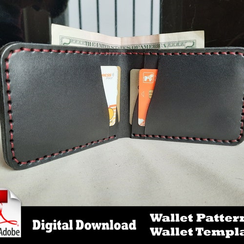 Card Holder Pattern Wallet Pattern PDF Leather Card Holder - Etsy