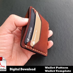 Card Holder Pattern, Wallet Pattern PDF, Leather Card Holder PDF ...