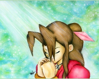 Aerith Gainsborough: 11 x 14 print