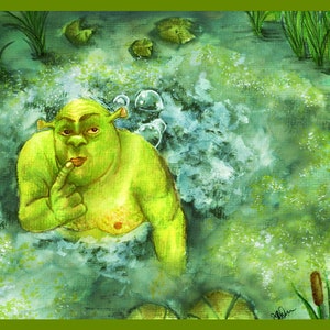 Shrek - 11x14 Print