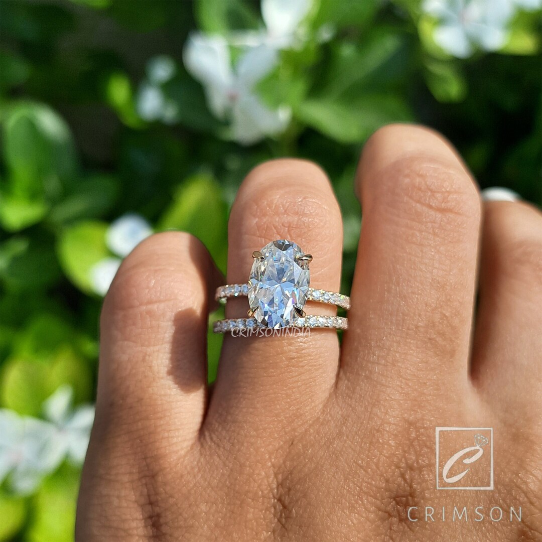 His & Hers 3-Piece Stainless Steel Cubic Zirconia Bridal Ring Set – Vintage Style – Sizes 5-13