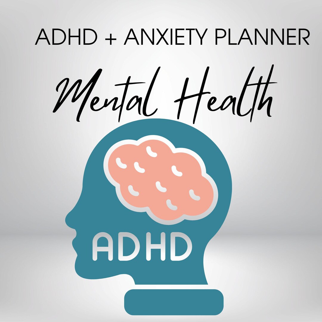 ADHD Planner | Mental Health | Digital Download | Printable PDF ...