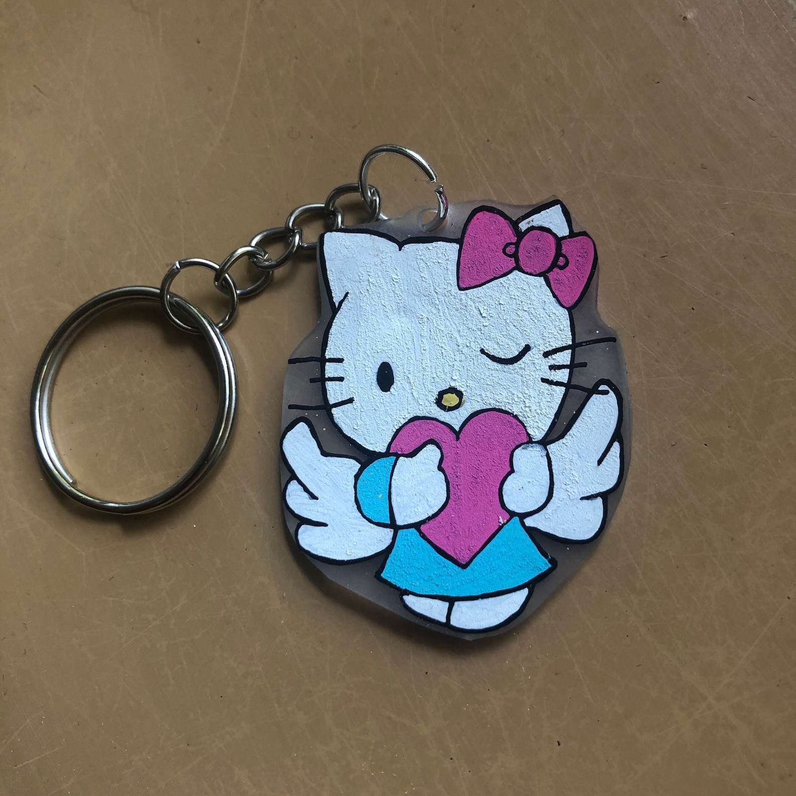 Hello Kitty Keychain Etsy