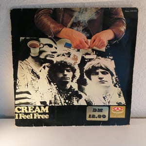 Cream - I Feel Free record Vinyl LP Original Record Karussell 1970 Blues Rock Psychedelic Rock