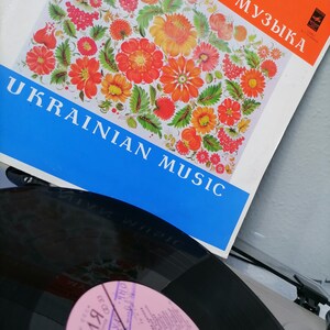 LP Records,Ukrainian Folk Music,Kyiv Men&#39;s Choir Chapel/Folk Art Rare Records Melodiya/Vintage 70’s
