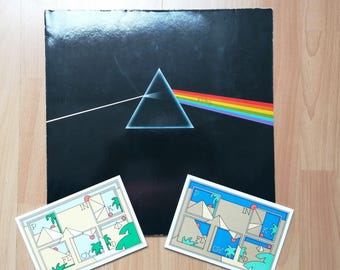 Pink Floyd - The Dark Side Of The Moon Rare Pressing Germany 1977 Printed Druckhaus Maack KG Vintage LP Record Album Original
