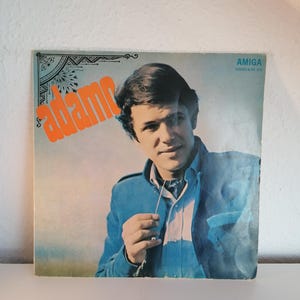 Salvatore Adamo – Adamo Vinyl Record Chanson retro music AMIGA GDR 1971