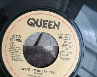 QUEEN クィーン　I WANT TO BREAK FREE 7インチ Queen – I Want to Break Free Record Vinyl 7