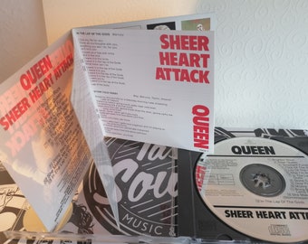 Queen – Sheer Heart Attack CD Album Records Vintage Rare Made in