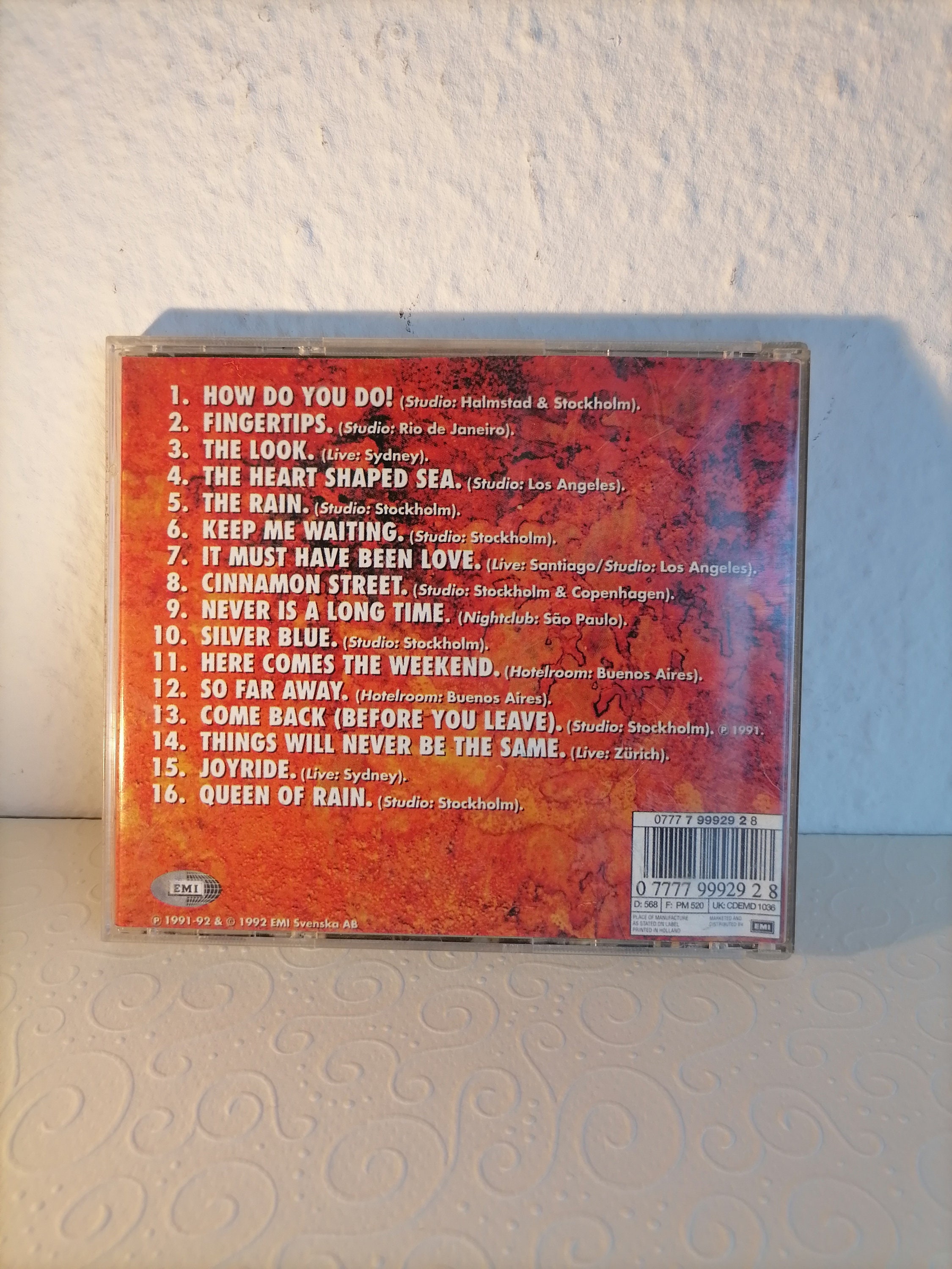 Roxette – Tourism CD Collection Album Autograph Effect Case Gifts