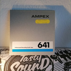 Vintage AMPEX 641 Seltene professionelle Aufnahme AUDIO Tape /Reel-to-Reel/Vintage Schallplatte in ausgezeichnetem Zustand