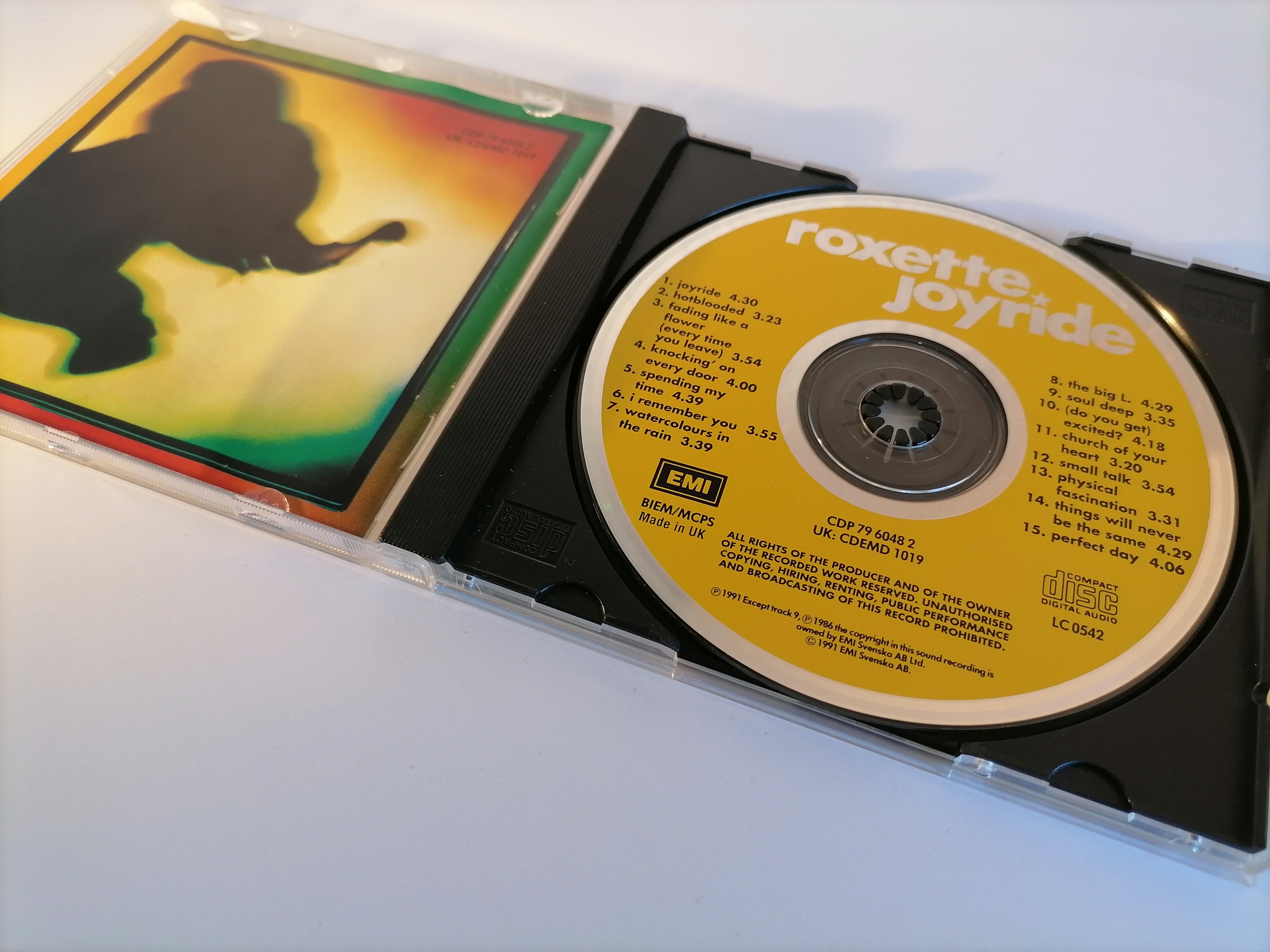 Roxette – Joyride CD Album Vintage Swedish Pop Rock, Synth-pop per