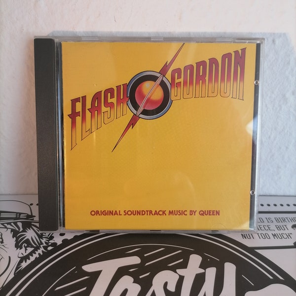 Queen-Flash Gordon (Original-Soundtrack-Musik) CD-Aufzeichnungen Vintage Rare Made in USA/Musik Vintage Freddie Mercury Brian May Roger Taylor