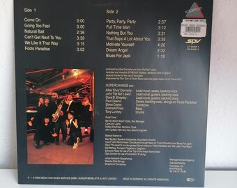 Supercharge - Full Power Vinyl Record Funk / Soul Blues Rock Band