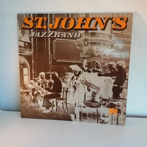 St. John&#39;s Jazzband – St. John&#39;s Jazzband,Vintage Vinyl Album Record Jazz Dixieland,1970 Made in Germany