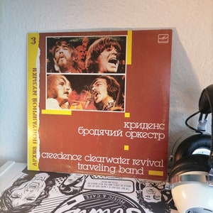 Creedence Clearwater Revival/Traveling Band/Vinyl records Rock album, Rock vinyl, Rock LP, Vintage Vinyl/Melody USSR/Psychedelic Rock