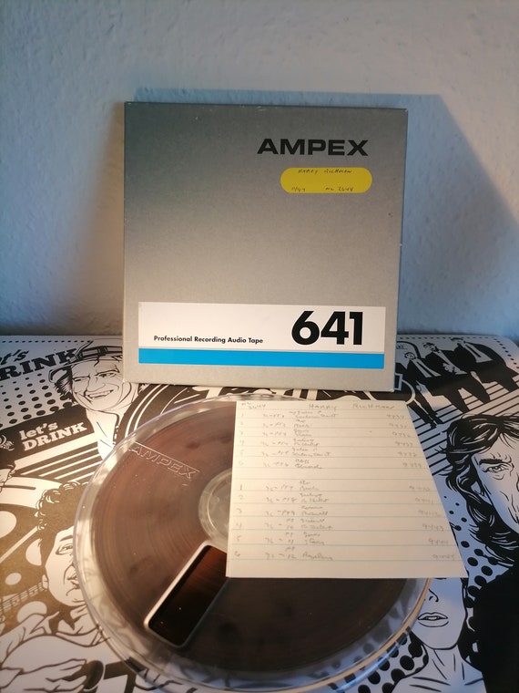 Vintage AMPEX 641 Rare Professional Recording AUDIO Tape