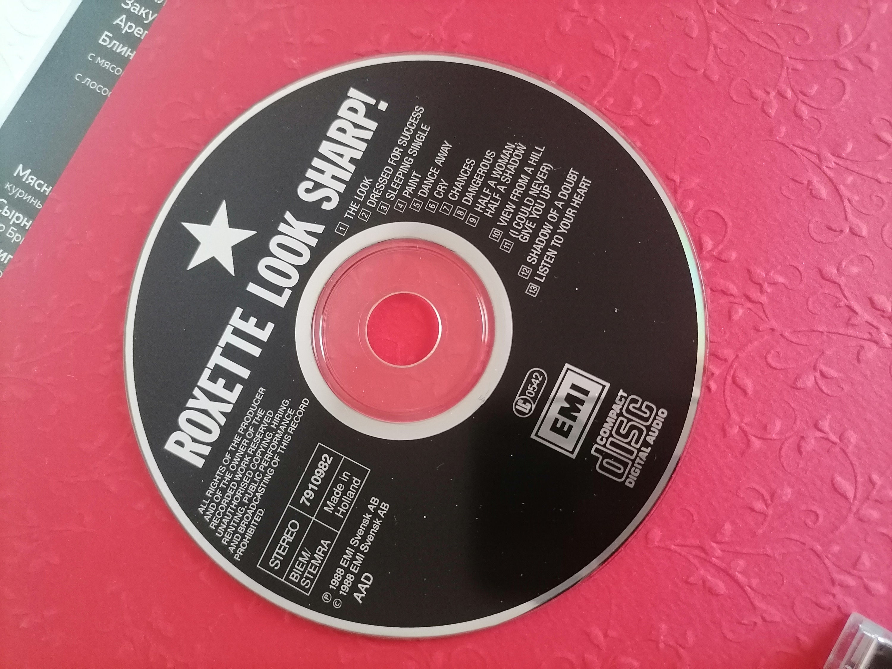 Roxette – Look Sharp! CD Album Vintage Swedish Pop Rock, Synth-pop
