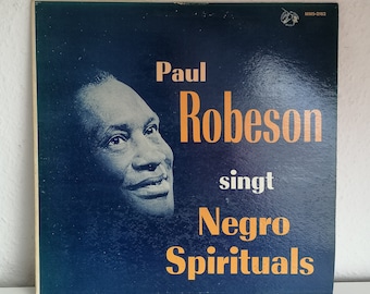 Paul Robeson – Paul Robeson Singt Negro Spirituals Vinyl Record Vintage Musical Masterpiece Society Germany 1962 Gospel