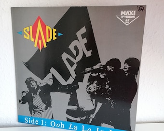 Slade – Ooh La La In L.A. Record Vinyl, 12"Maxi-Single, 45 RPM/Classic Rock/Original Vintage Germany 1987