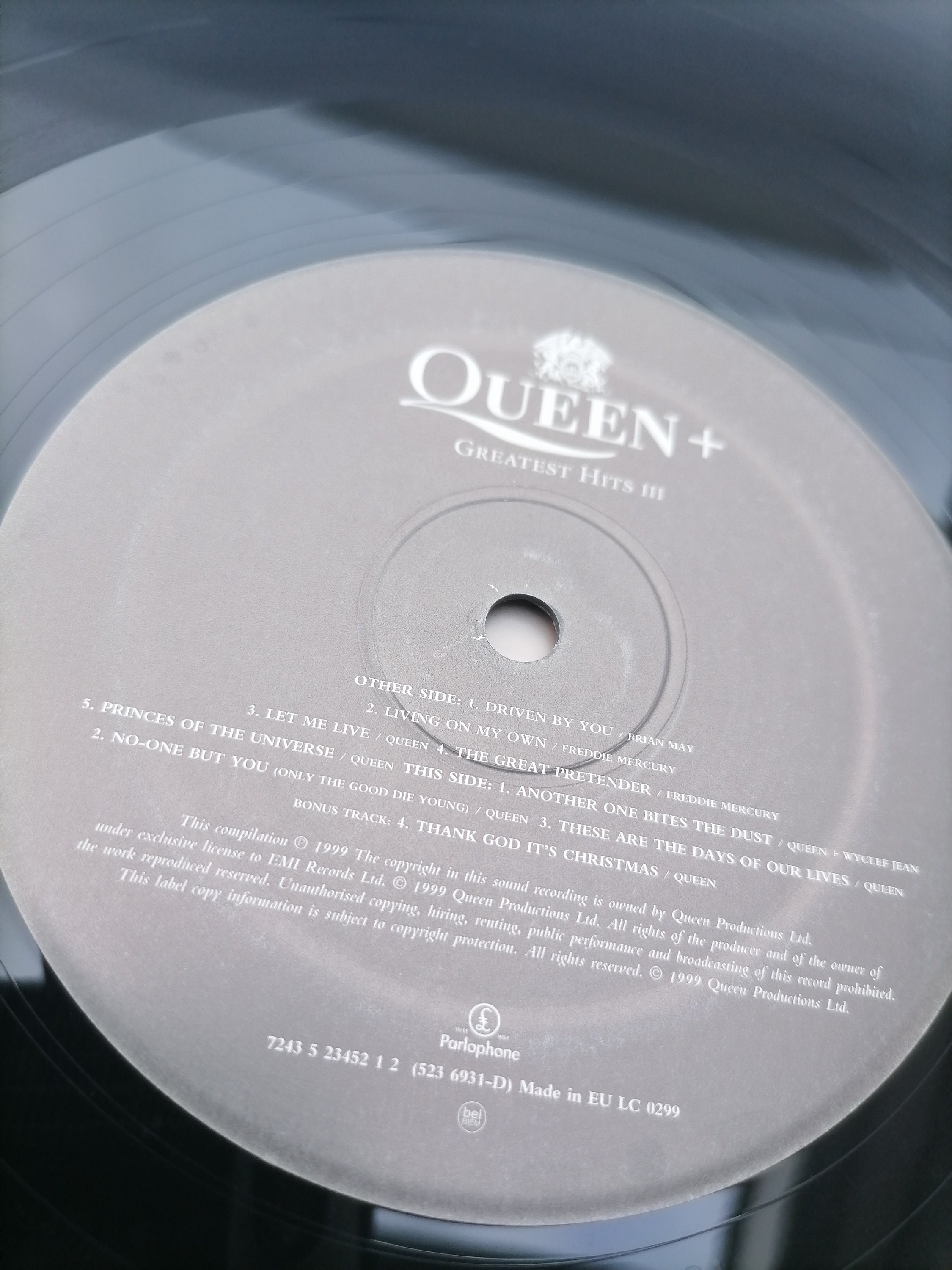 Queen LP Vinyl White White Made In Heaven Limited / Parlophone Poster New