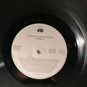 Emerson Lake & Palmer - Works Volume 2 Record Vinyl Germany Vintage