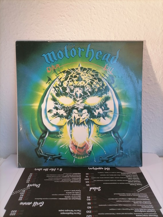 Motörhead – Overkill Record Vinyl Rare Label SNC Records USSR Hard