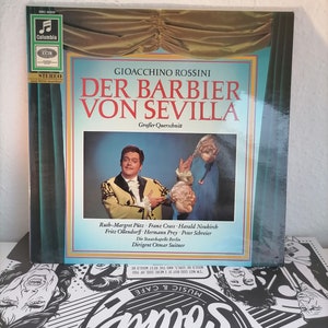 Gioacchino Rossini Staatskapelle Berlin – Der Barbier Von Sevilla Vinyl Record Vintage Germany Classical Opera
