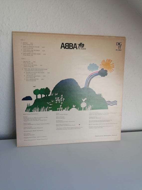 ABBA the Album Vintage Vinyl Record Disco / Vintage Abba Album