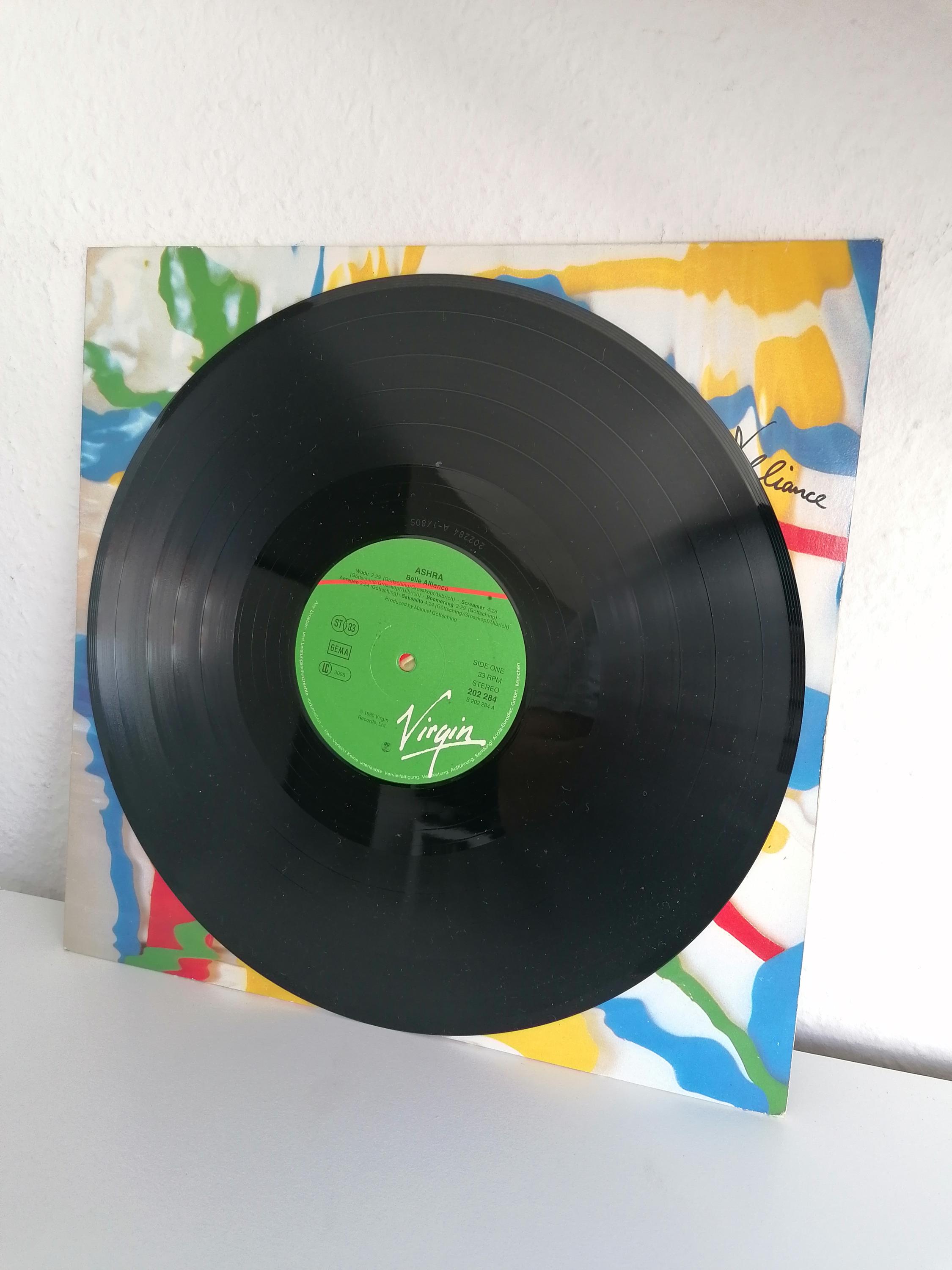 Ashra- Belle Alliance Record Vinyl Groupe pionnier allemand de 