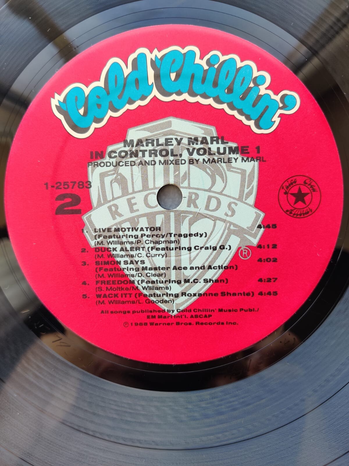 Marley Marl - in Control Volume 1 Record Vinyl Warner Bros