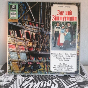 Albert Lortzing Zar Und Zimmermann Classical Music Record 3 Vinyl collection/Rare Vintage of German/Romantic Classical Collection PRESTIGE