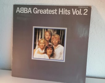 ABBA Greatest Hits Vol. 2 Vintage Vinyl Record Vogue Germany / Vintage Abba album Rare Gatefold