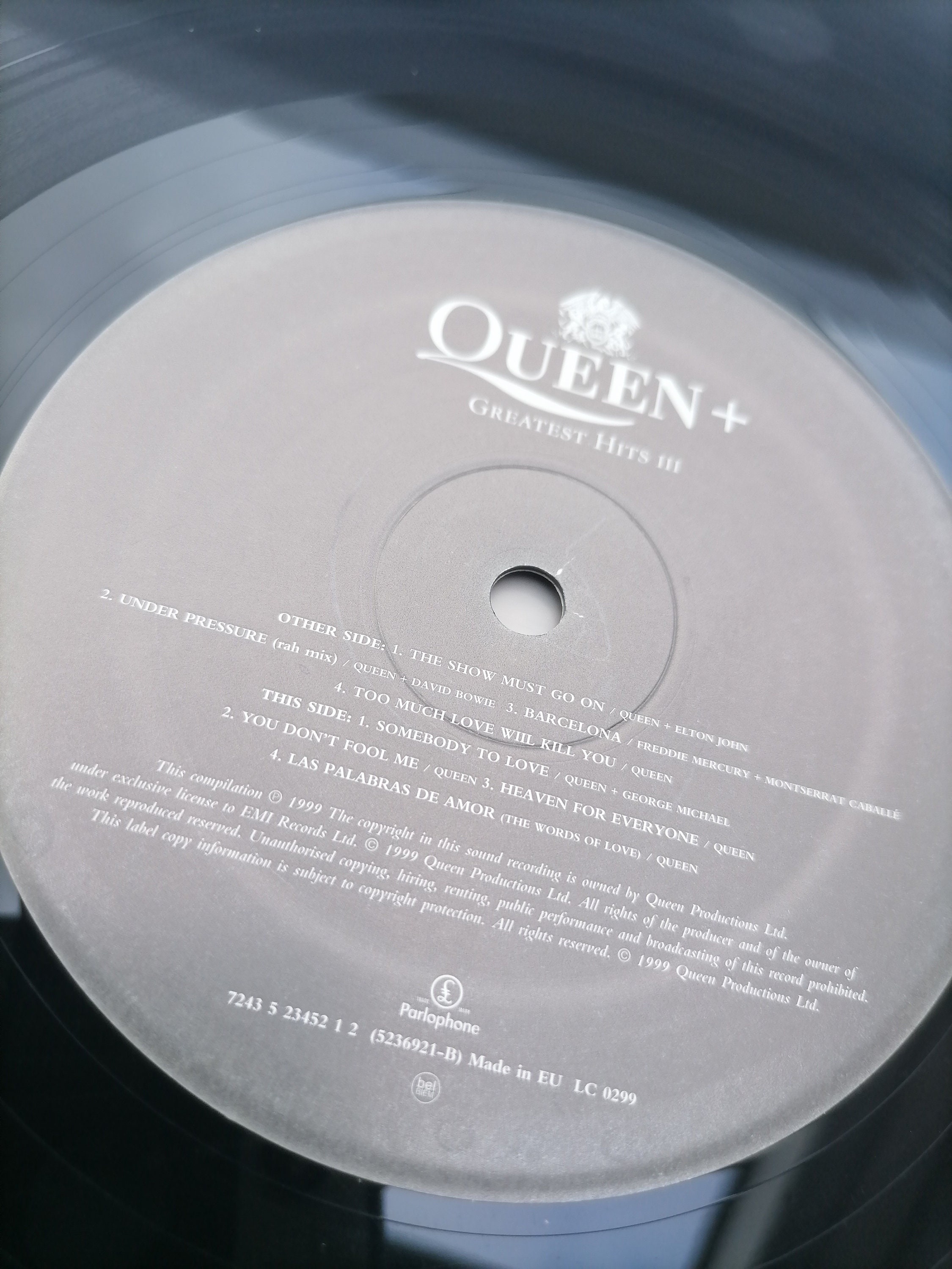 Queen Greatest Hits - Disco de vinilo para álbum de 12.0 in, 33 rpm