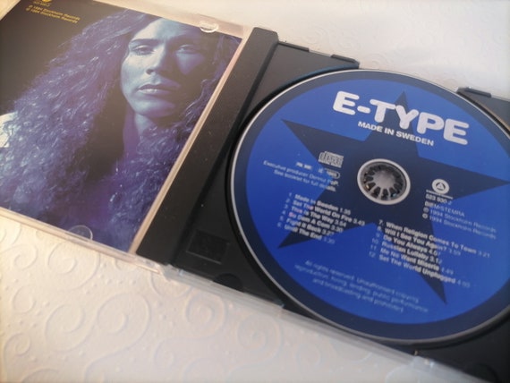 E-type Made in Sweden CD Album Eurodance Stockholm Records/yellow 