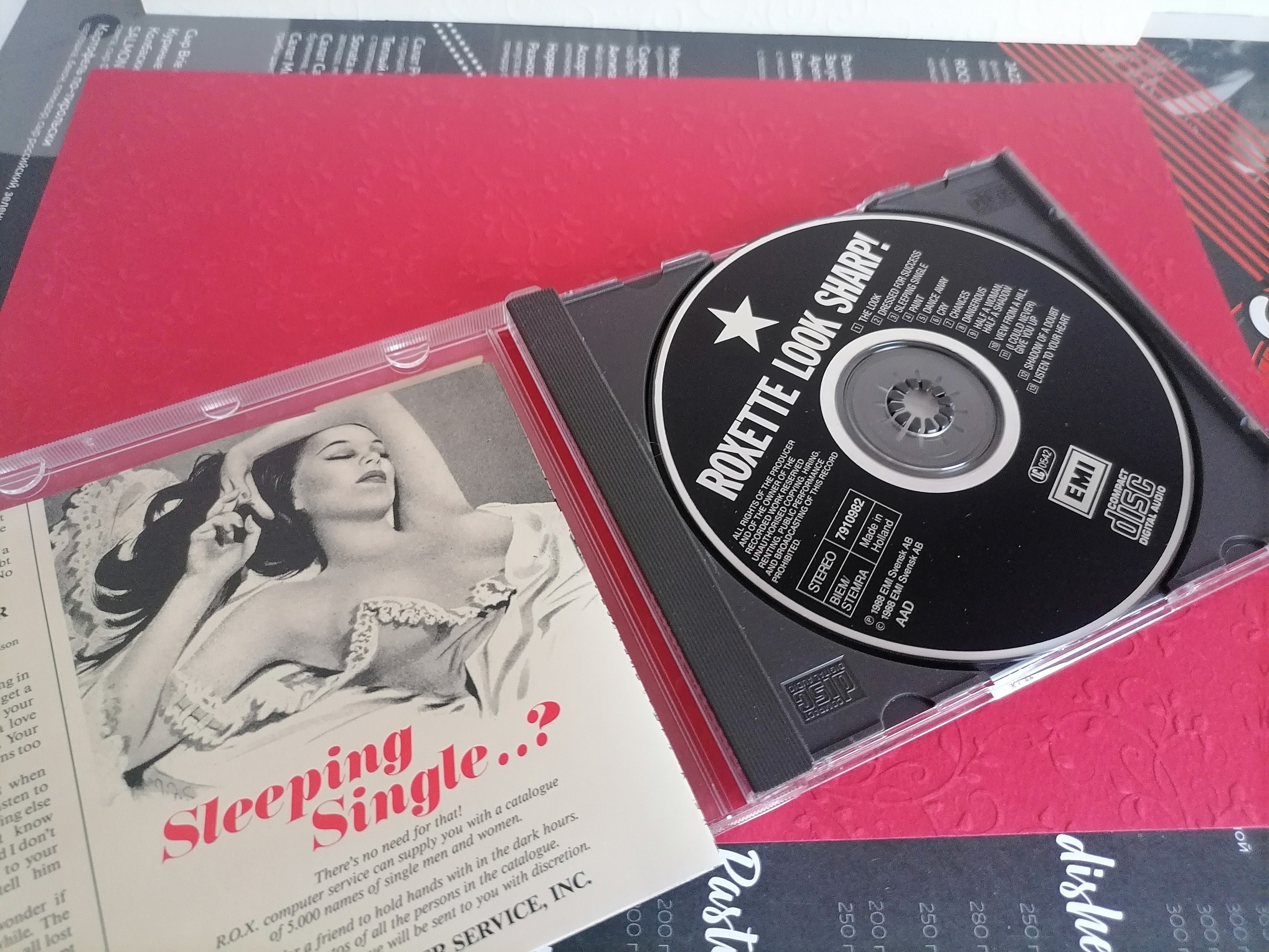 Roxette – Look Sharp! CD Album Vintage Swedish Pop Rock, Synth-pop