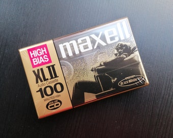 Maxell High Bias XLII-S 100 Minute Audio Cassette Blank New Sealed Type II
